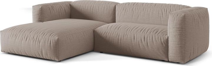Actual product image Micadoni Modular Left Corner Sofa, "Martina", 2 Seats, 283x176x75 Made in Europe (Corner sofa, Modular sofa)