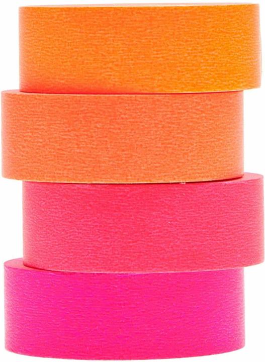 Rico Design Kit de scotch "Néon", tons rouges