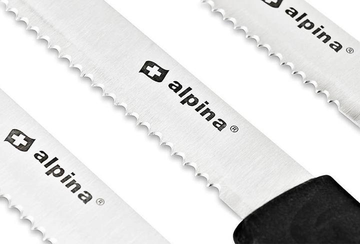 Image du produit alpina Couteau à steak 6pcs 22.8cm SS/PP (6 pièce(s), Couteau)