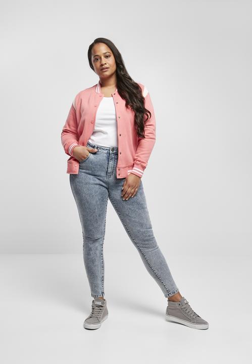 Actual product image Urban Classics Ladies Inset College Sweat Jacket (5XL)
