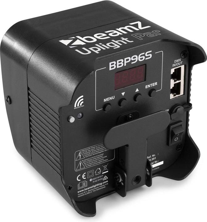 Image du produit BeamZ Projecteur de sol BBP96SB Uplight Par Black (LED)