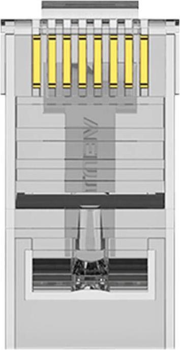 Vention Modular RJ45 Cat.6 UTP Connector IDDR0-10 Transparent 10 pcs.