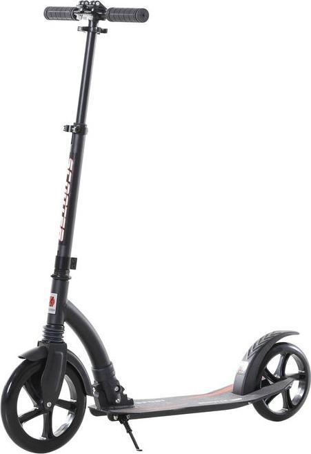Swisshandel24 Children's scooter, kick scooter with shock absorption, pedal scooter, foldable and