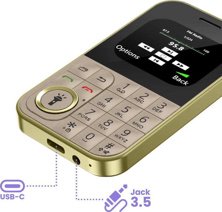 Actual product image Avizar Tastenhandy 2,01" Display Dual-SIM Curve-Design (2.01")