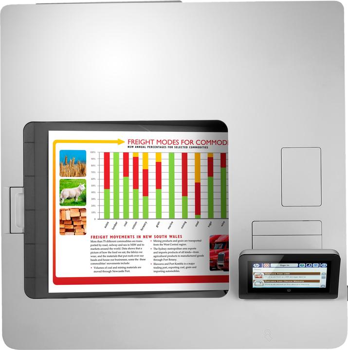 Actual product image HP M553x Color LaserJet Enterprise (Laser, Colour)