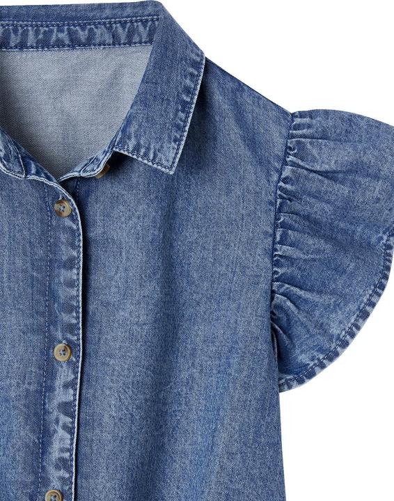 Immagine prodotto Vertbaudet Mädchen Jeansbluse zum Binden (92)