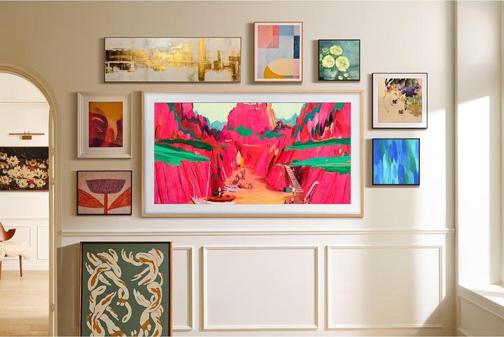 Actual product image Samsung TV GQ85LS03FWUXZG (85", The Frame Pro, QLED, 4K, 2025)