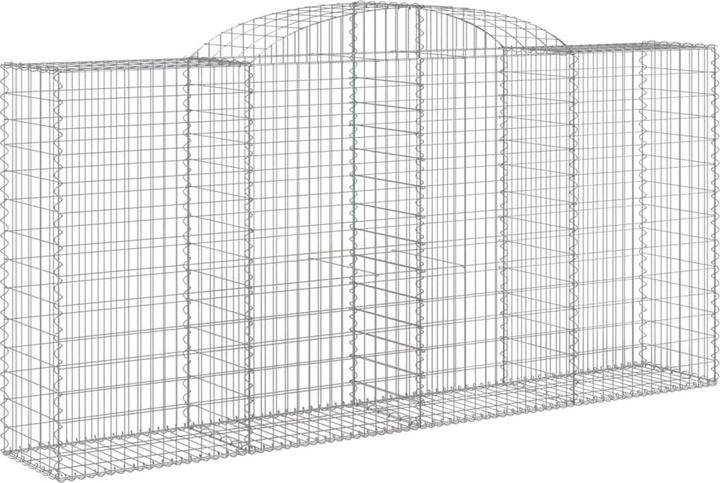 Produktbild VidaXL Gabionen mit Hochbogen 10 Stk 300x50x140/160cm Verzinktes Eisen