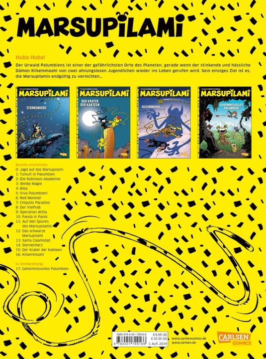 Produktbild Marsupilami 16: Kilsemmoahl (Deutsch, Stéphan Colman, André Franquin, 2019)
