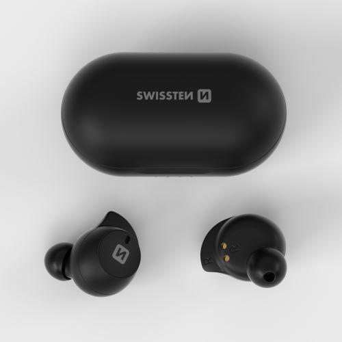 Actual product image Swissten Bluetooth TWS Earphones STONEBUDS (ANC, 2.50 h, Wireless)