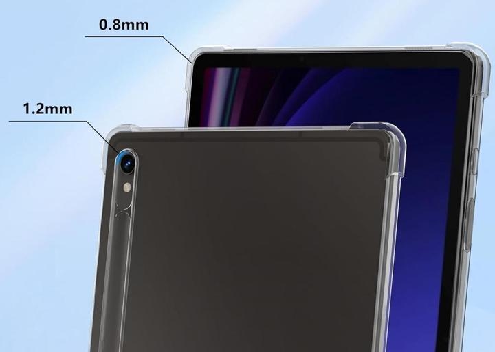 Produktbild Screenguard Samsung Galaxy Tab S9 Hülle Crystal Soft Airbag Bumper (Galaxy Tab S9)
