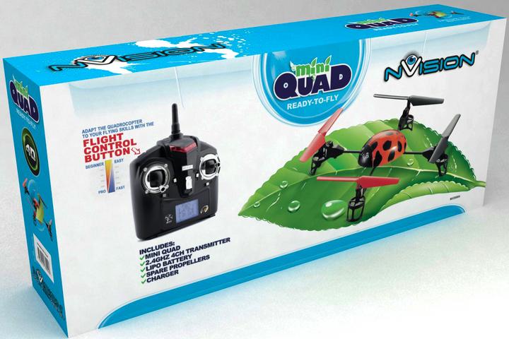 Actual product image nVision Quadcopter Beetle (8 min, 78 g)