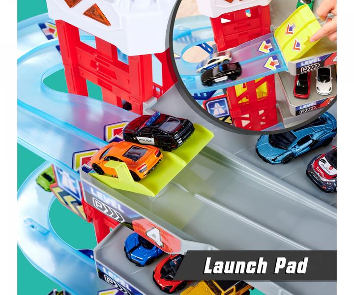 Immagine prodotto Majorette Super Chase Center+5 veicoli