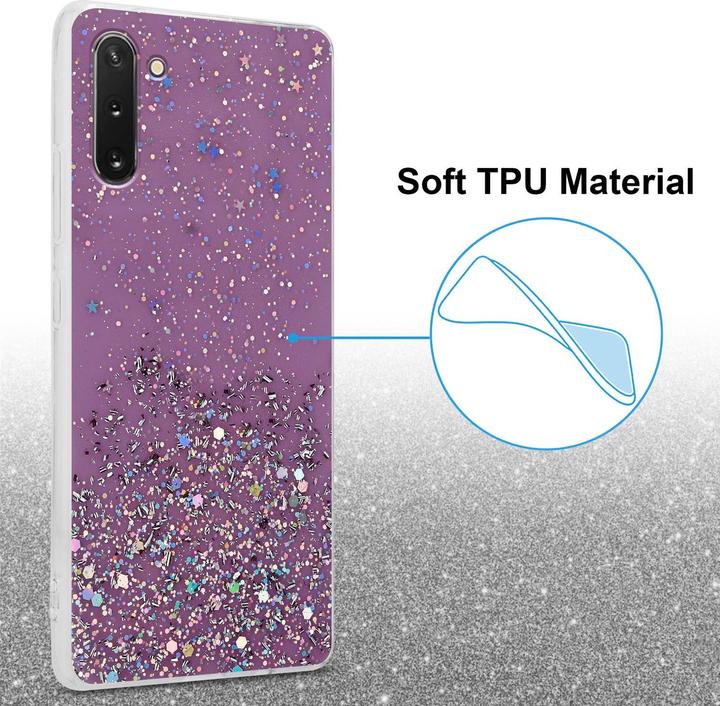 Image du produit Cadorabo Couverture TPU paillettes scintillantes (Samsung Galaxy Note 10)