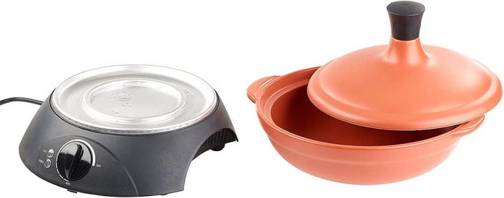 Produktbild Rosenstein & Söhne Elektrischer Tajine-Tontopf mit Deckel
