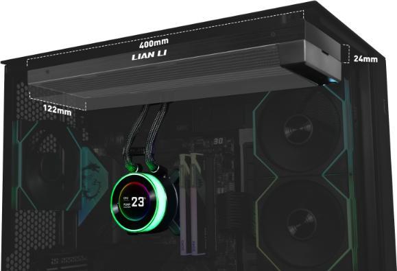 Produktbild Lian-Li HYDROSHIFT II LCD-C 360N Fanless ARGB AiO Wasserkühlung - schwarz