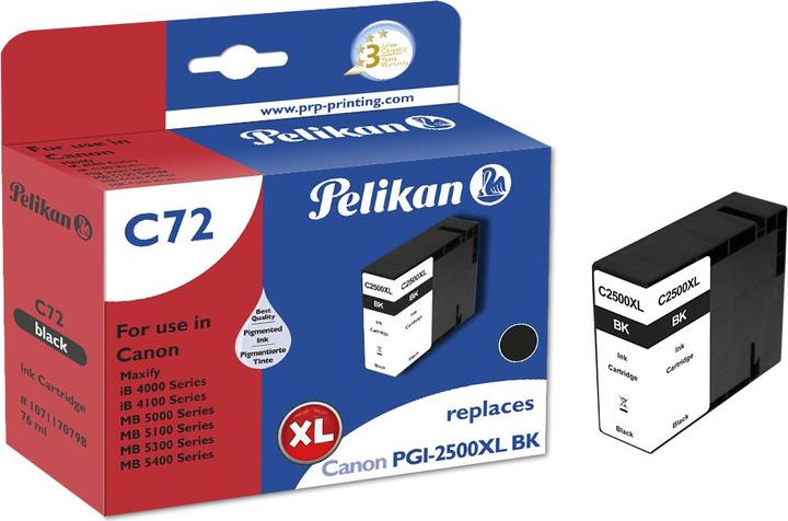 Produktbild Pelikan C72 PGI-2500XL bk kompatibel (BK)