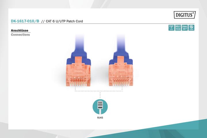 Productafbeelding Digitus Netwerkkabel (U/UTP, CAT6, 1 m)