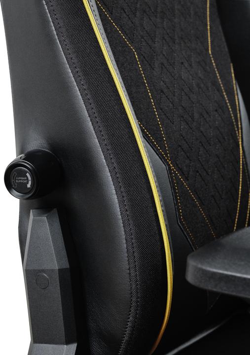Productafbeelding Trust GXT 721 Ruya Pro, Universal-Gamingstuhl, 150 kg, 195 cm, Schwarz, Aluminium, Schwarz