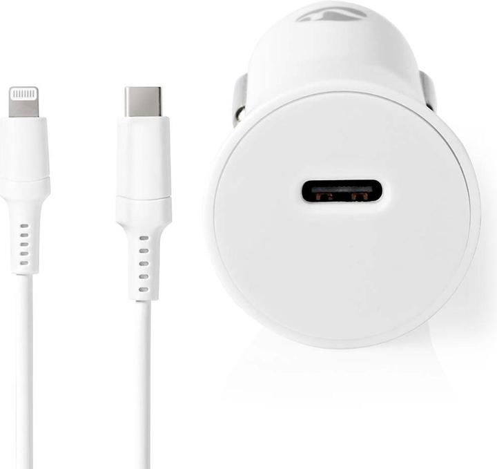 Produktbild Nedis Auto-Ladegerät | 20 W | 1.67 / 2.22 / 3.0 A | Anzahl der Ausgänge: 1 | Port Type: USB-C™ | Lig