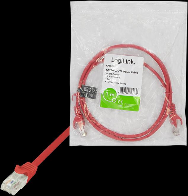 Produktbild LogiLink Netzwerkkabel (U/UTP, CAT5e, 1 m)