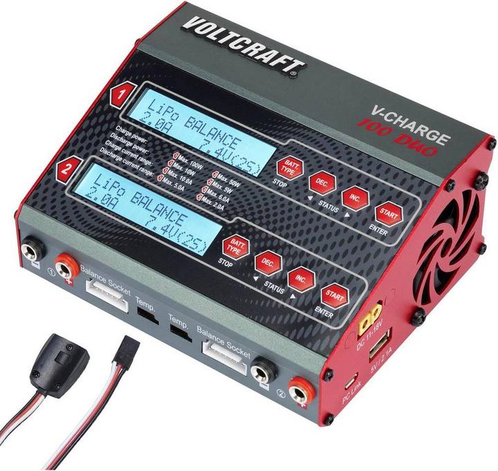 Image du produit Voltcraft Chargeur multifonction V-Charge 00 Duo