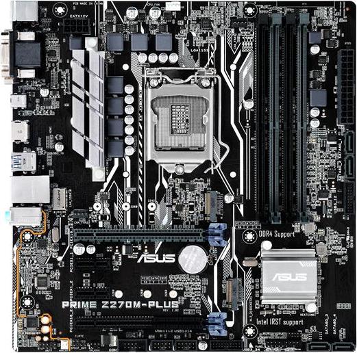 Image du produit ASUS Prime Z270m-Plus (LGA 1151, Intel Z270, mATX)