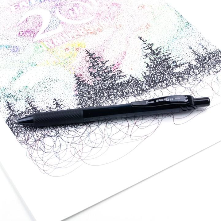 Actual product image Pentel EnerGel X (Blue, 1 x)