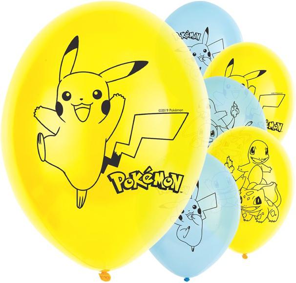 Image du produit Sombo Ballons Pokémon (6 x)