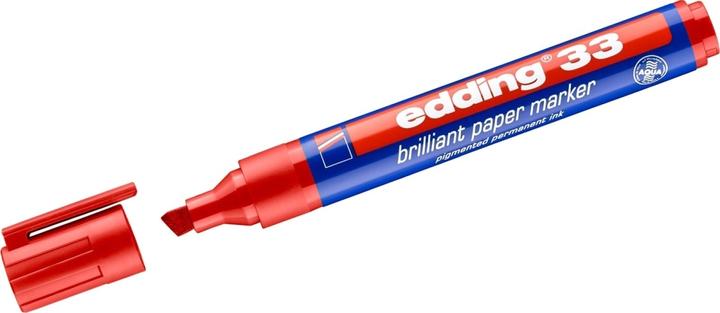 Immagine prodotto Edding Marcatore permanente 33 (Rosso, 1 mm, 1 x)