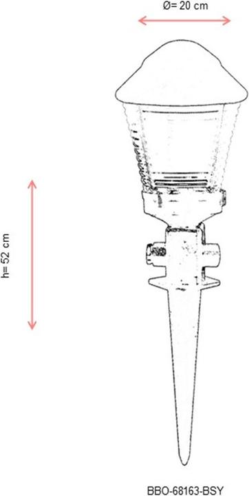 Actual product image Opviq François (E27, IP65)