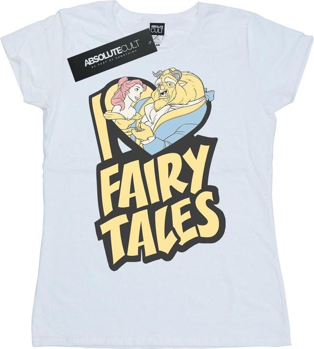 Disney Beauty And The Beast I Love Fairy Tales TShirt (M)