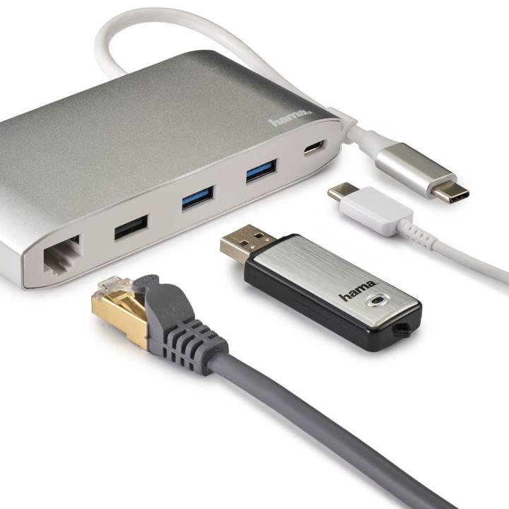 Produktbild Hama USB-C-Multiport Adapter (USB-C, 1 Ports)
