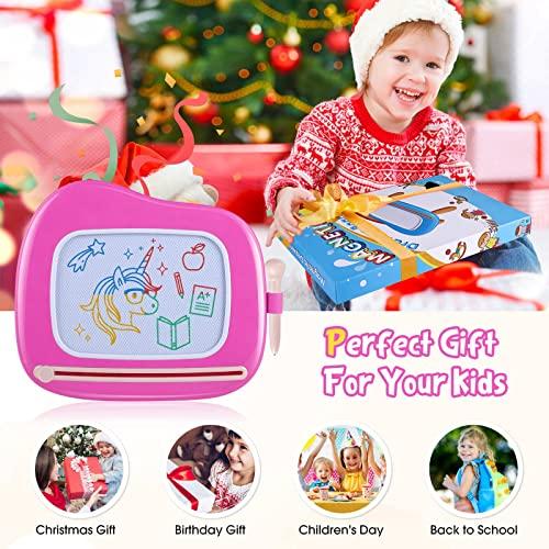 Produktbild Activity Board Kinderspielzeug ab 1 Jahr, Magnetische Maltafel Zaubertafel Bunt Zeichentafel Magnettafel mit 4