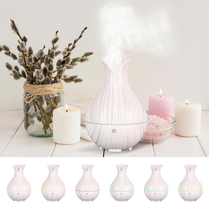 Produktbild Sixtol Aroma Diffuser Bloom Weiss Holz 200ml (200 ml)