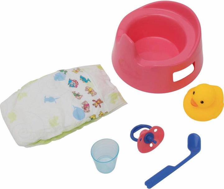Heless Puppen-Glas mit Zubehör