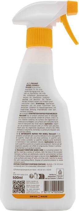 Produktbild Renuwell Möbel Schnellpflege (Weiss, 0.50 l)