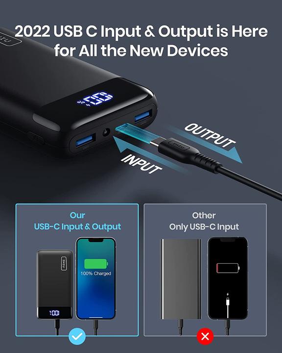 Produktbild INIU Power Bank (20000 mAh, 22.50 W, 74 Wh)