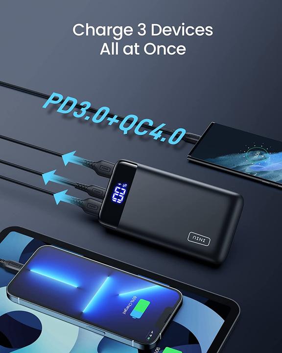 Produktbild INIU Power Bank (20000 mAh, 22.50 W, 74 Wh)