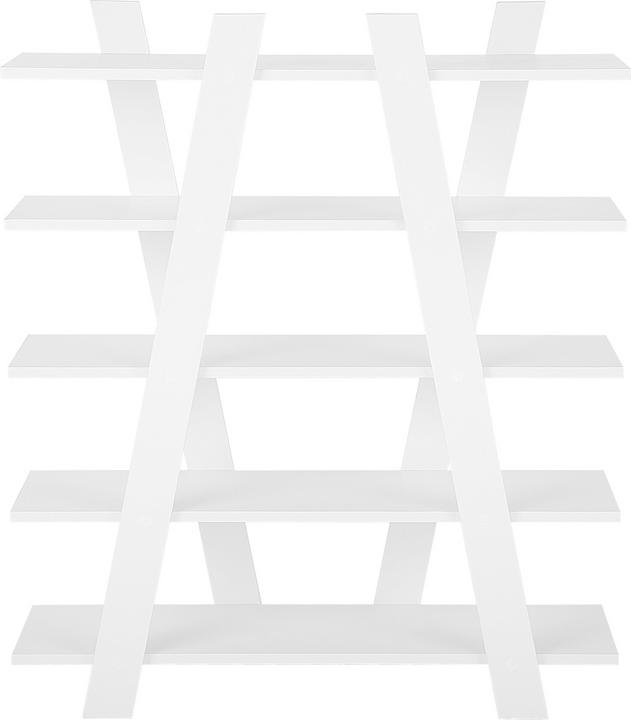Produktbild Beliani Büromöbel-Set weiss / heller Holzfabton ESCALANTE/SHESLAY (100 x 33 x 116 cm)
