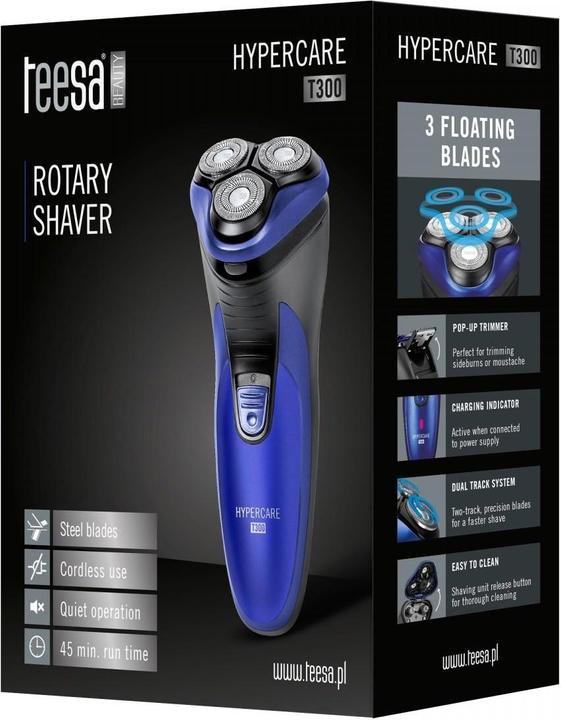 Actual product image Teesa Rotary razor HYPERCARE T300