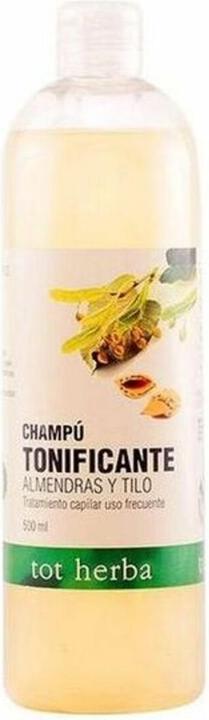 Immagine prodotto Tot Herba CHAMPÚ TONIFICANTE almendra y tilo 500 ml (500 ml, Shampoo liquido)