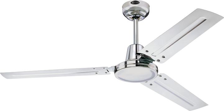 Westinghouse Deckenventilator Industrial Chrom mit Wandschalter