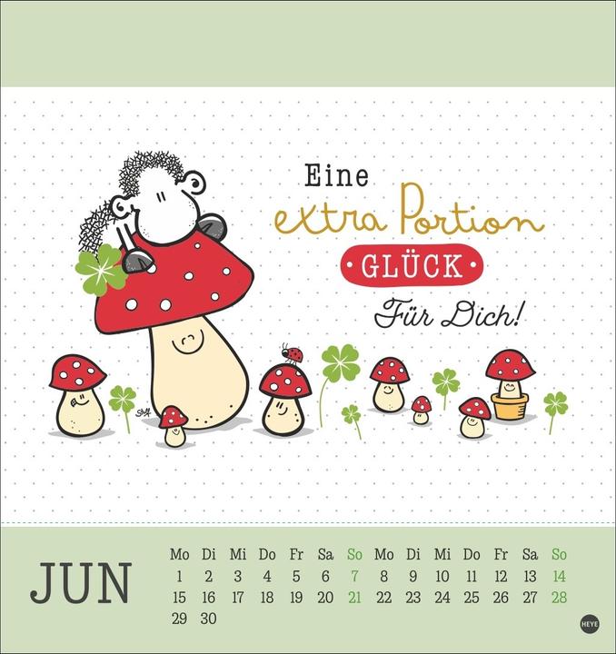 Produktbild sheepworld Postkartenkalender 2026 (Harter Einband, Deutsch)
