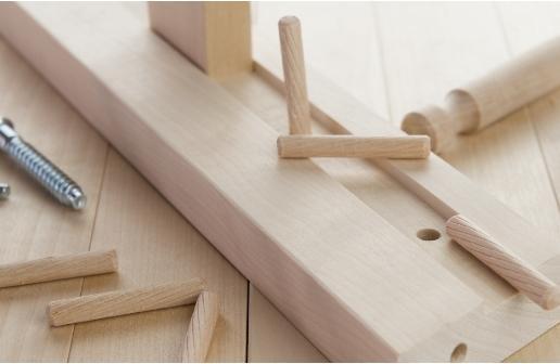 Produktbild Fischer Praktische Helfer Leimen & Verbinden, Sortimentbox mit 160 Holzdübeln, Set für sichere Verbi (1 Stk.)