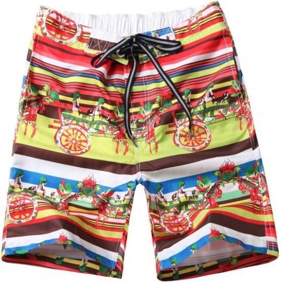 Hermex Stylische Surfer Badehose Badeshorts Short Hose / Grösse S (S)