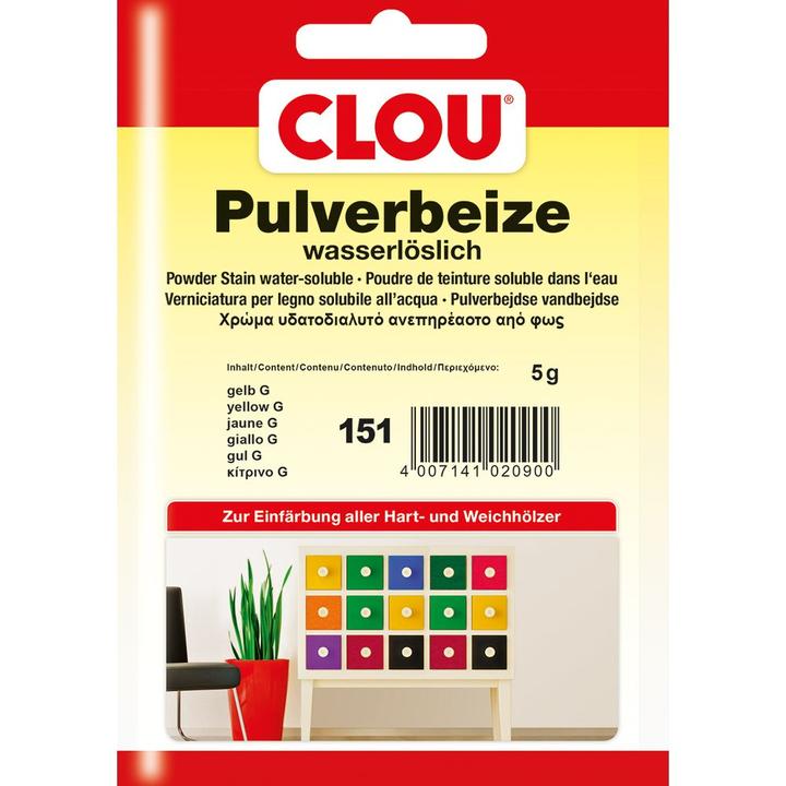 Produktbild Clou Wasserbeize 151 (Gelb G)