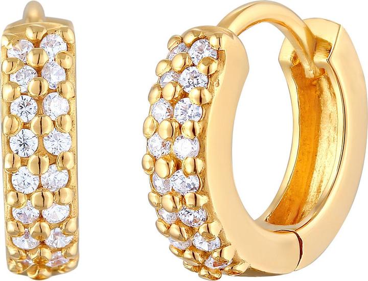 Immagine prodotto Elli Creolo, creoli di cristallo (Argento 925, Zirconia)