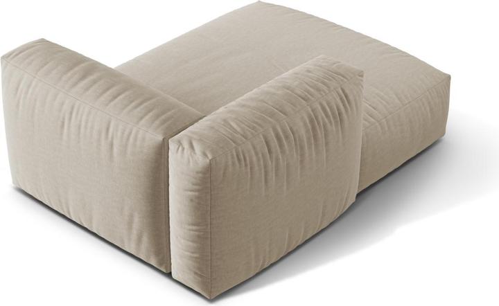 Actual product image Micadoni Modular Chaise Longue Left, "Martina", 1 Seat, 176x123x75 Made in Europe (Chaise longue)