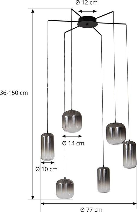 Produktbild Lucande Avelina (2400 lm)